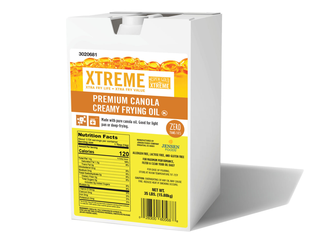 Premium Canola Creamy Frying Oil