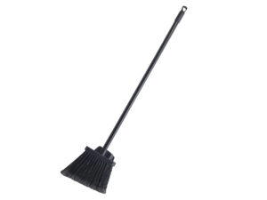black broom